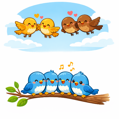 Birds of a feather flock together